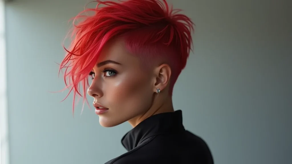 Color and Texture with the Wolf Cut Women