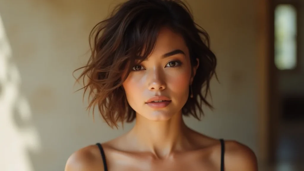 Wolf Cut Women Hairstyle